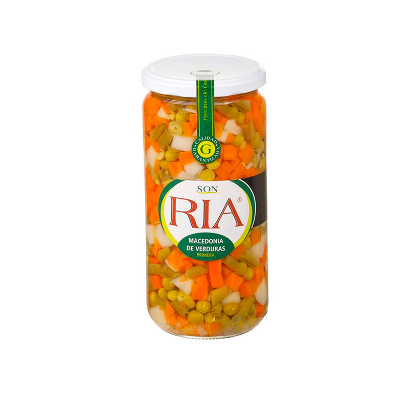 Macedonia de Verduras Son RIA Tarro Cristal V-720 Comprar Macedonia de Verduras Son RIA Tarro Cristal V-720