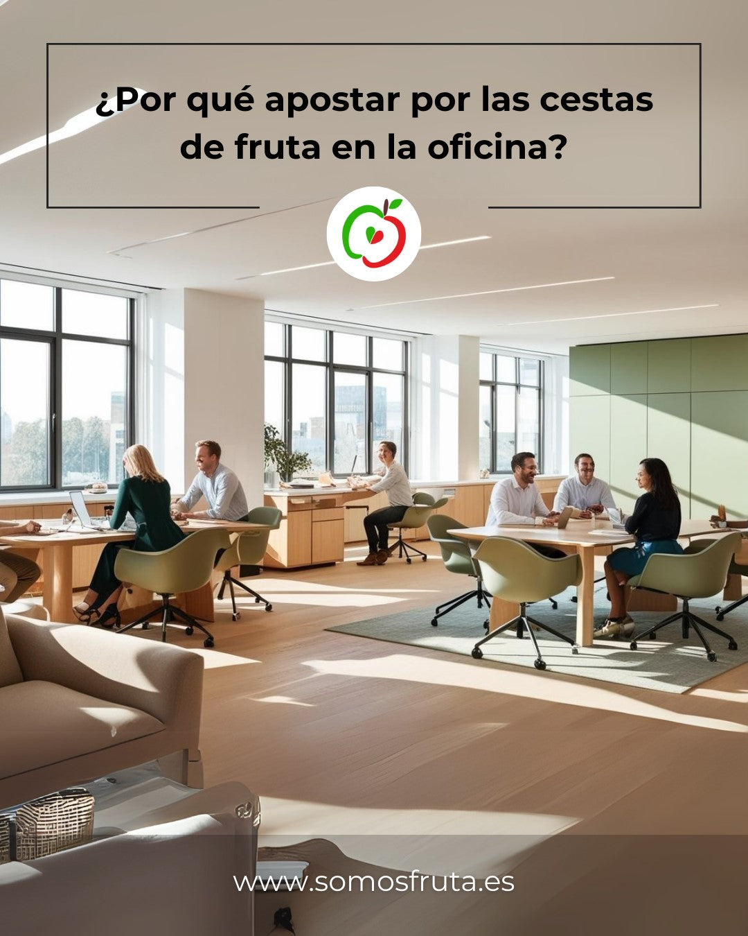 Cestas saludables para oficinas: Por qué apostar por ellas y principales frutas a incluir