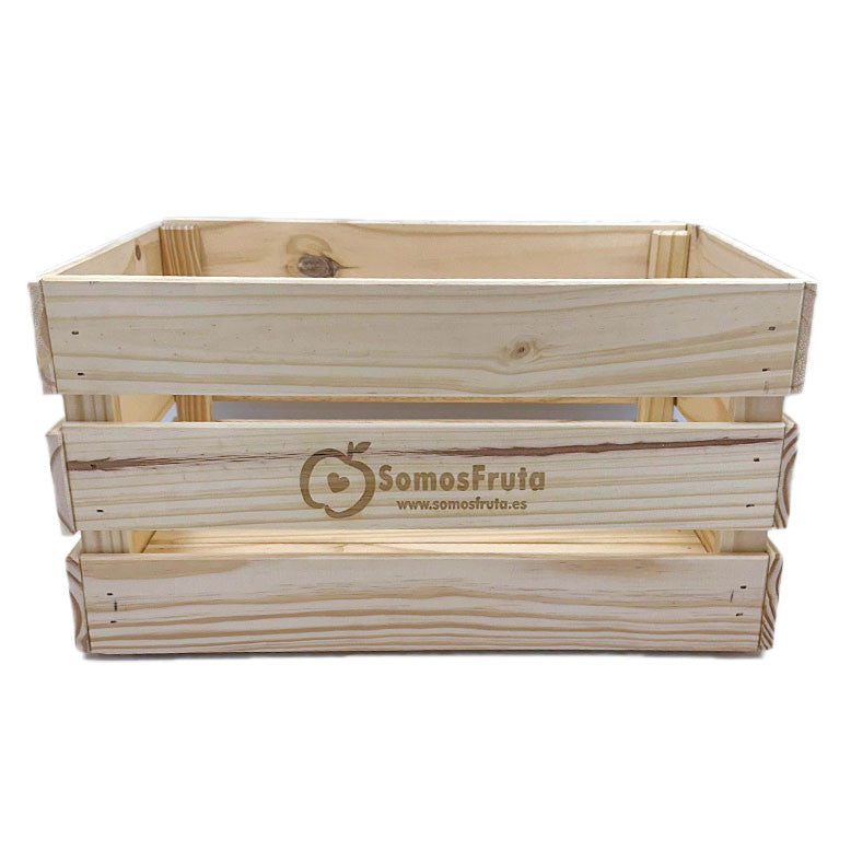 Caja de Madera Natural Grande