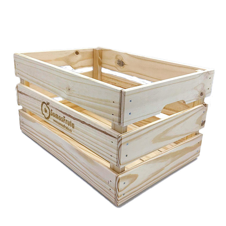 Caja de Madera Natural Grande
