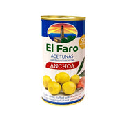 Aceitunas Rellenas de Anchoa El Faro 350 Gr