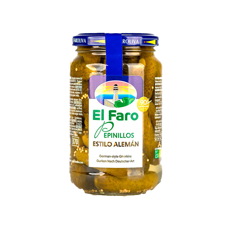 Pepinillos Agridulces Estilo Alemán El Faro 370 ml